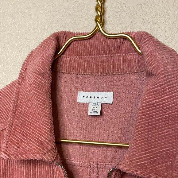 Rose Pink Topshop Corduroy Boiler Suit Jumpsuit - Picture 3 of 9